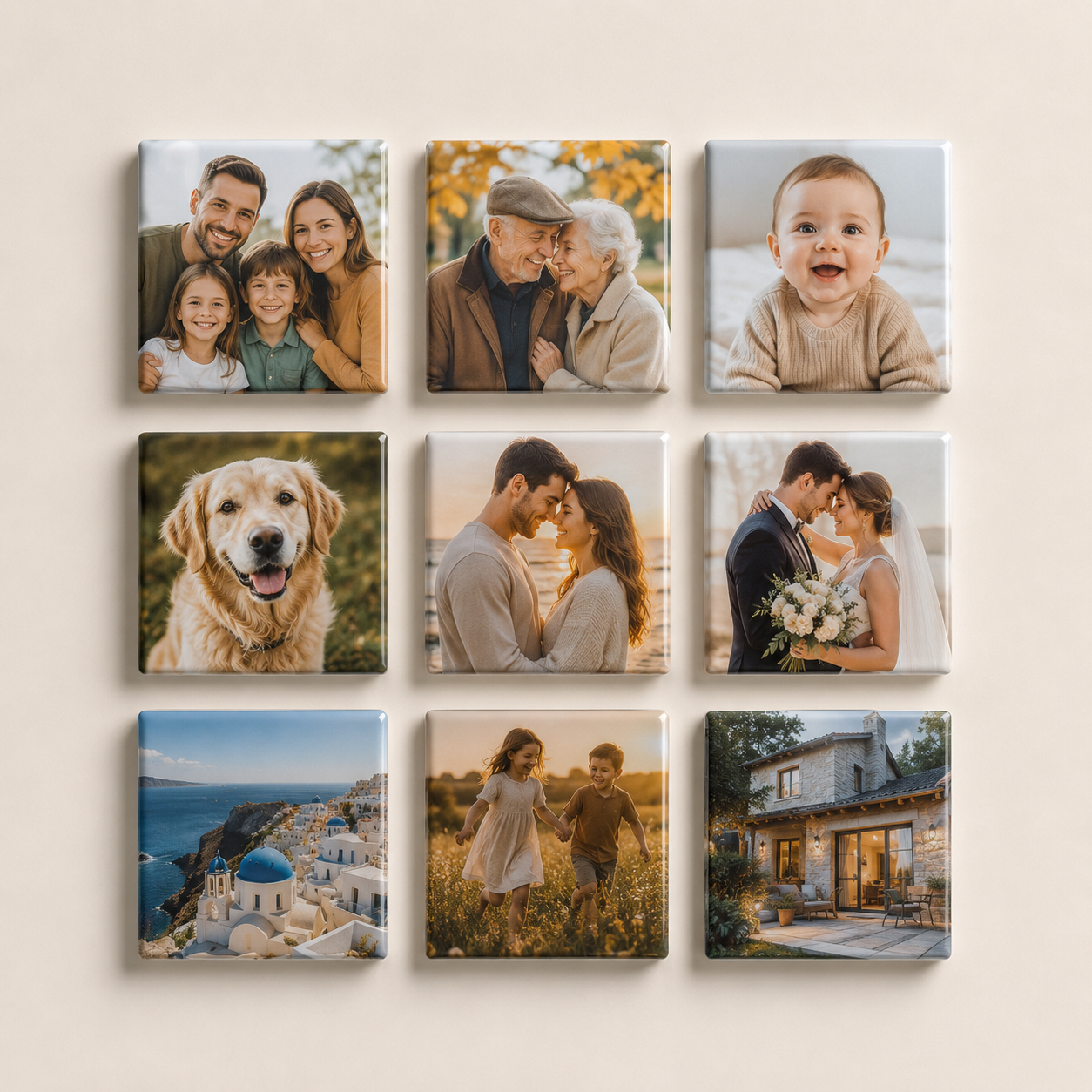 Pack de Ímanes Personalizados com Fotografias