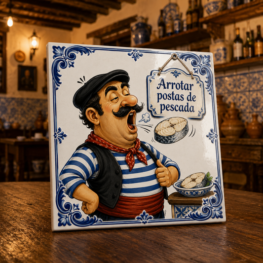 Azulejo Arrotar Postas de Pescada | Azulejos à Tuga