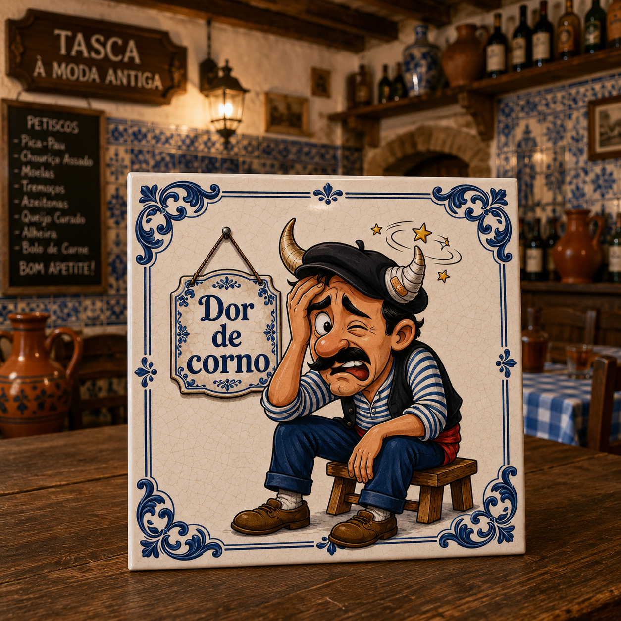 Azulejo Dor de Corno | Azulejos à Tuga