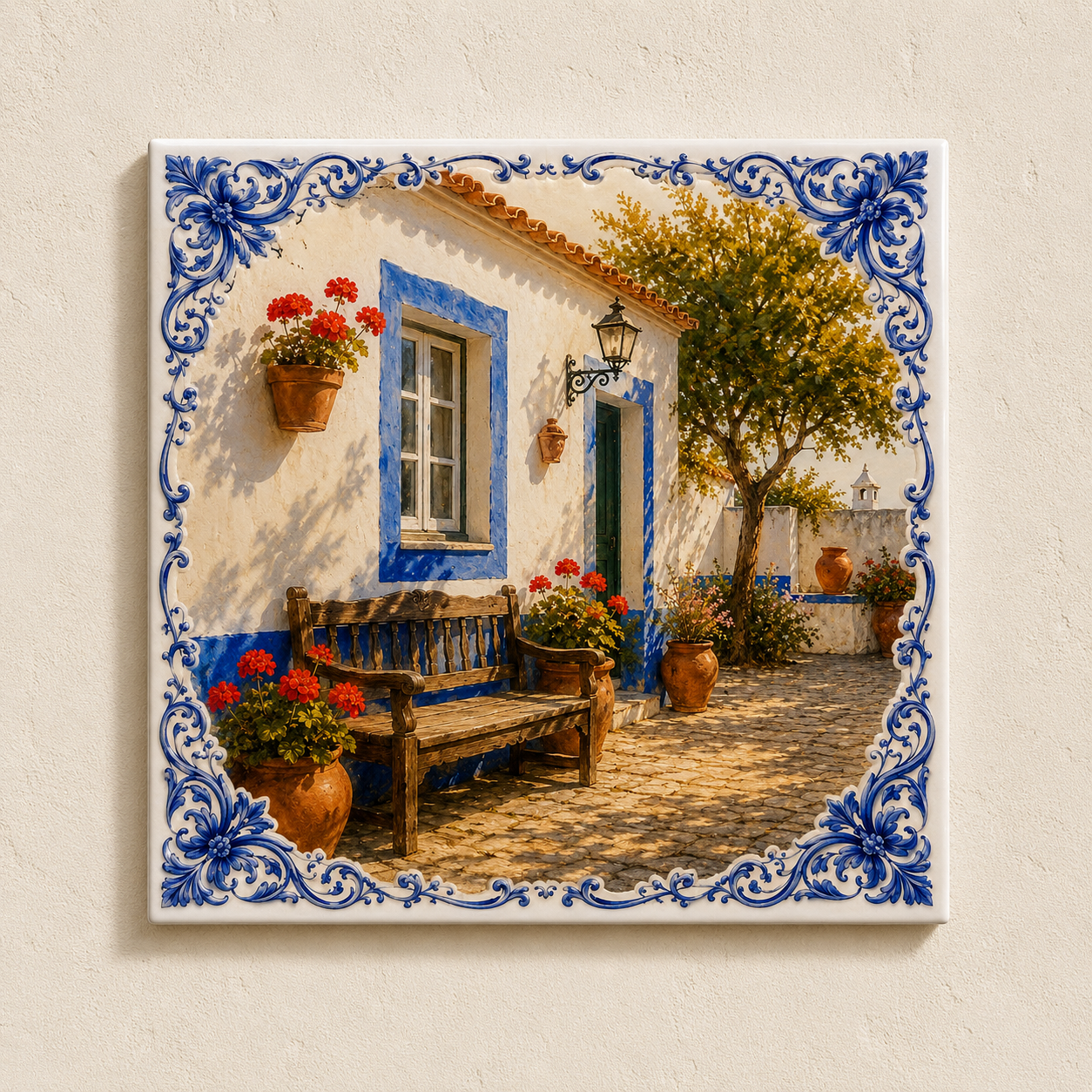 Azulejo Decorativo Casa Portuguesa | Aldeia Tradicional