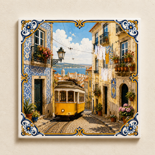 Azulejo Decorativo Elétrico de Lisboa | Lisboa Tradicional