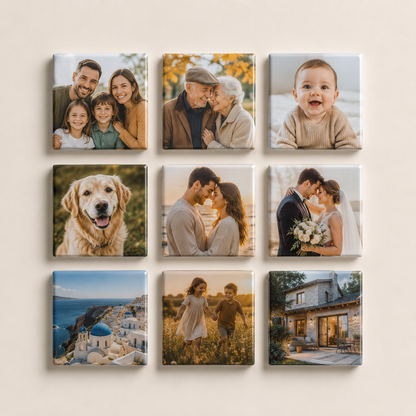 Pack de Ímanes Personalizados com Fotografias